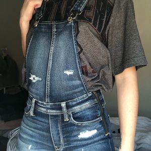 american eagle overalls